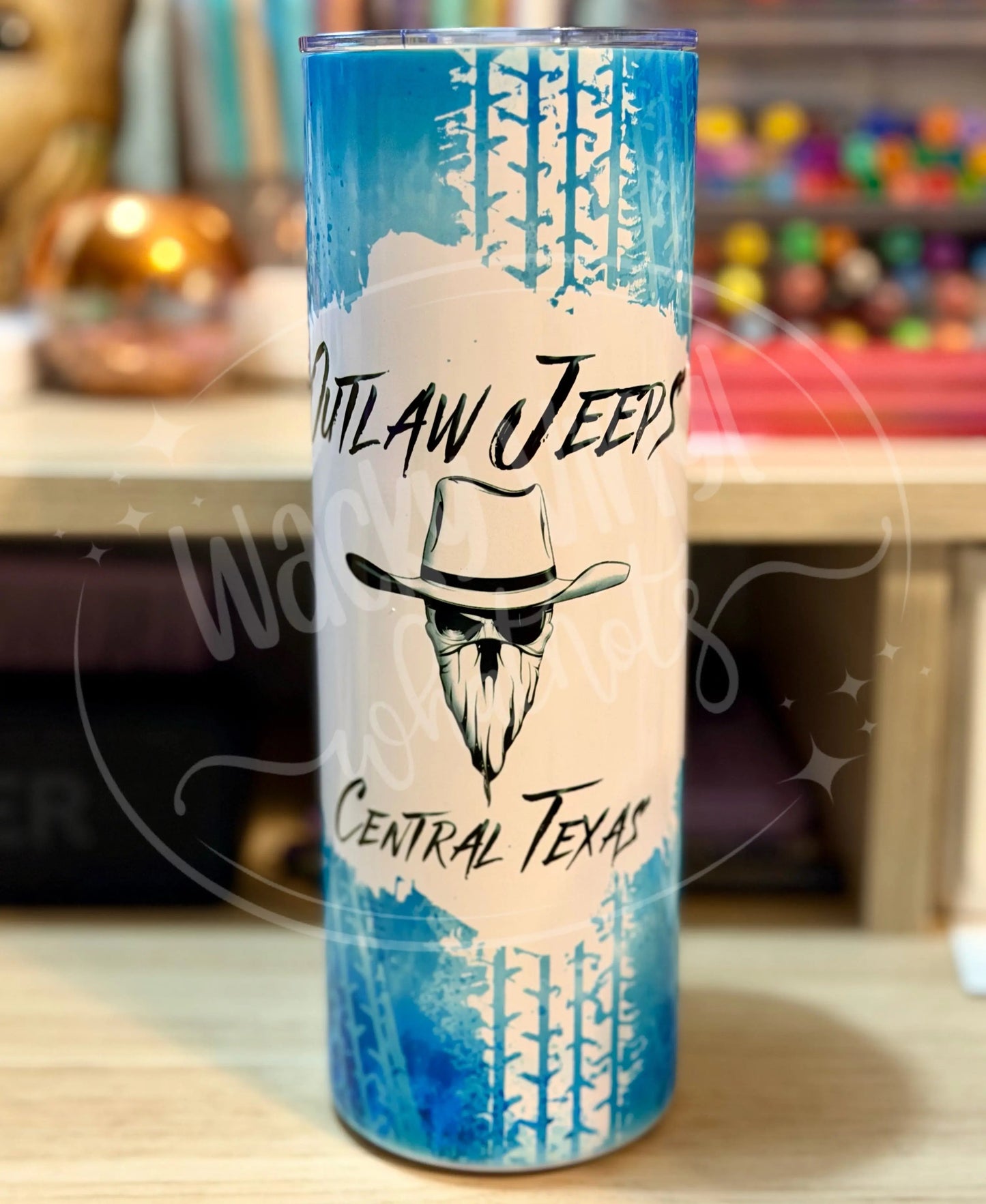 Outlaw Jeep CTX Tumbler Wacky Vinyl Whatnots, LLC