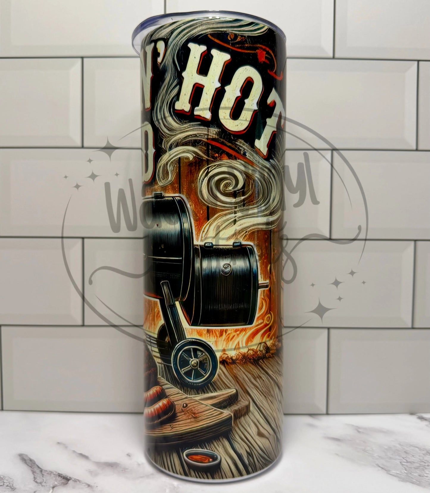 Smoking Hot Dad Tumbler Wacky Vinyl Whatnots, LLC