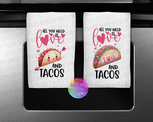 Taco Dish Towels Wacky Vinyl Whatnots, LLC