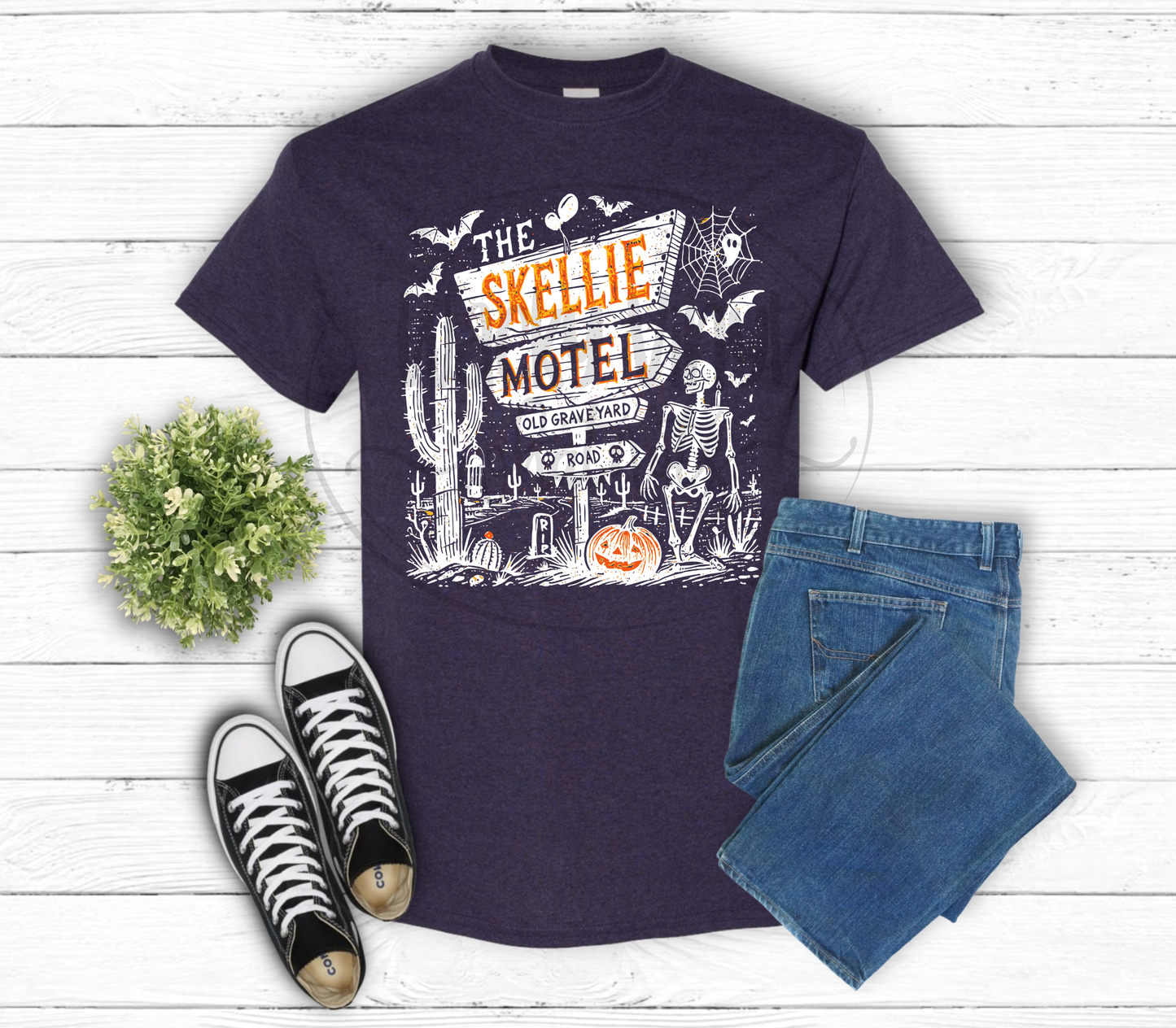 Skellie Motel Tee Wacky Vinyl Whatnots, LLC