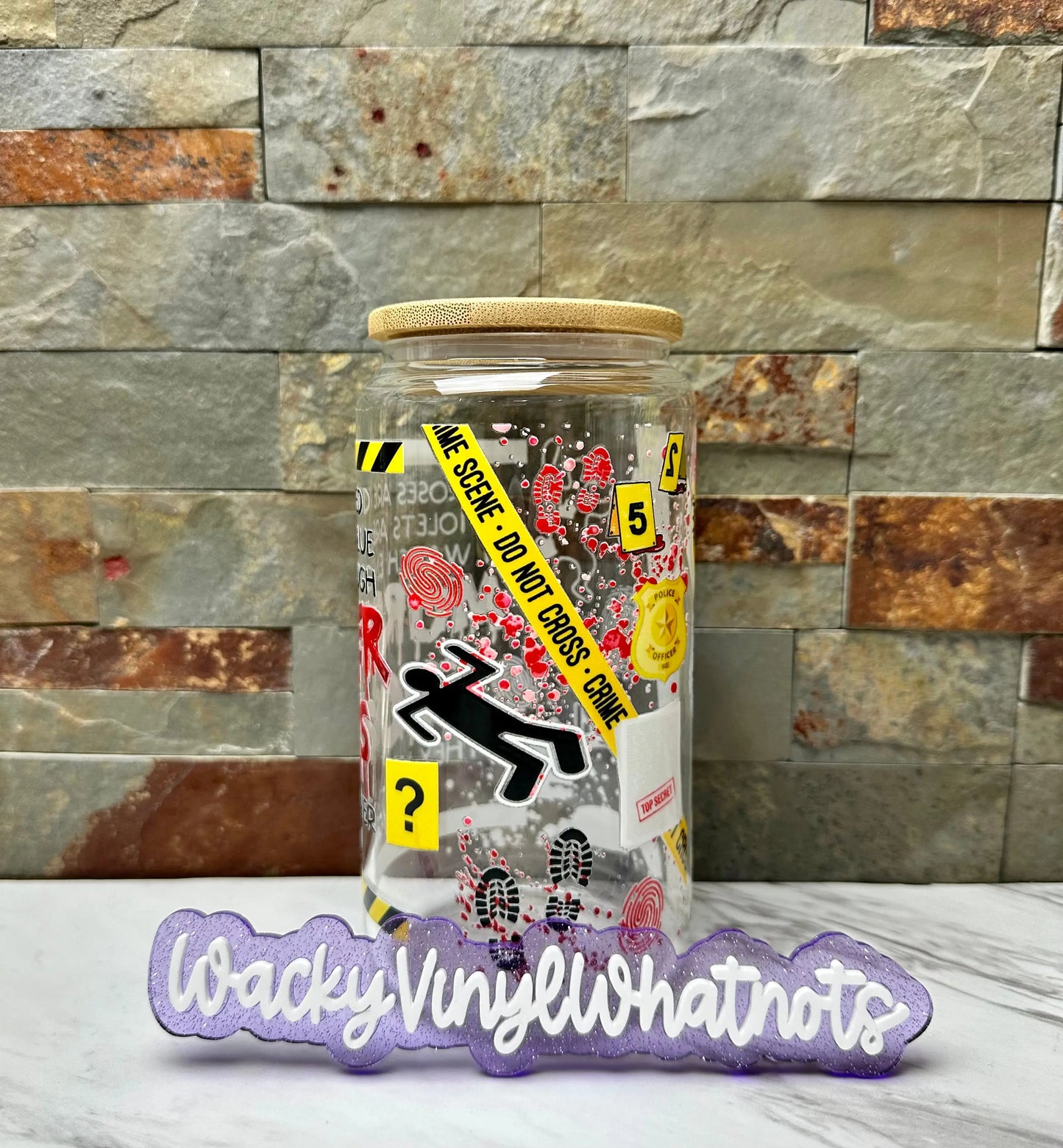 True Crime Glass Can Wacky Vinyl Whatnots, LLC