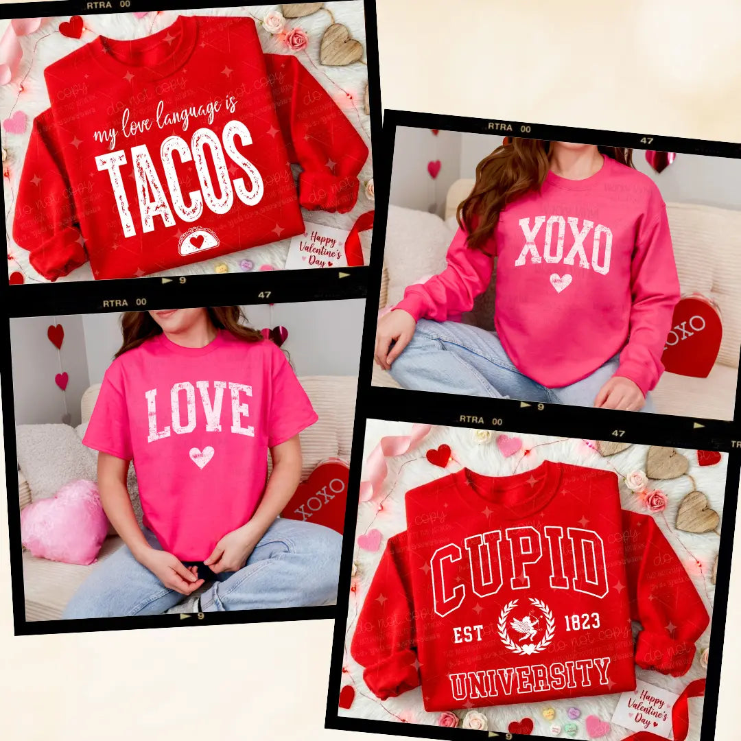 Valentines 2026 Crewneck & Tee Drop Wacky Vinyl Whatnots, LLC