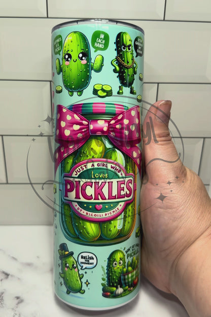 Just a Girl Who Loves Pickles Tumbler