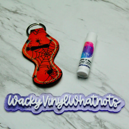 Chapstick Holder Keychain Wacky Vinyl Whatnots, LLC