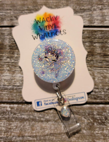 Fairy Badge Reel Wacky Vinyl Whatnots, LLC