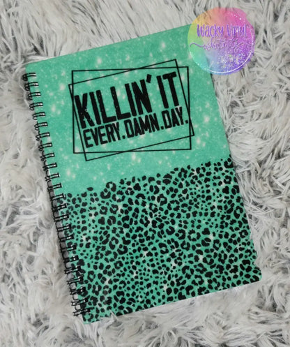 Killin' It Small Notebook Wacky Vinyl Whatnots, LLC