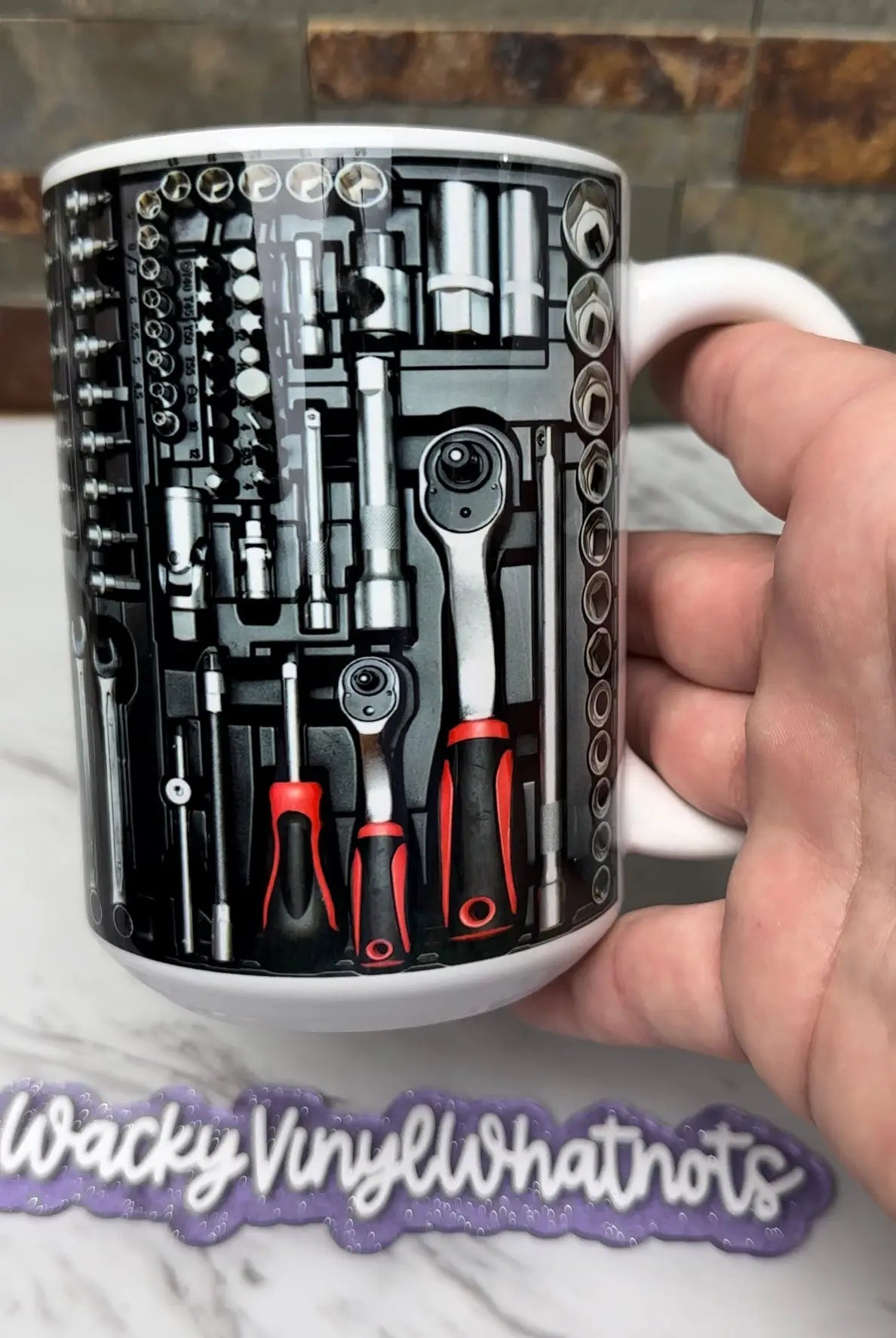 Mechanic Mug Wacky Vinyl Whatnots, LLC