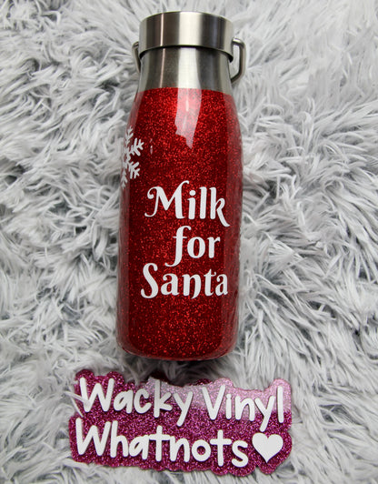 Milk for Santa Tumbler Wacky Vinyl Whatnots, LLC