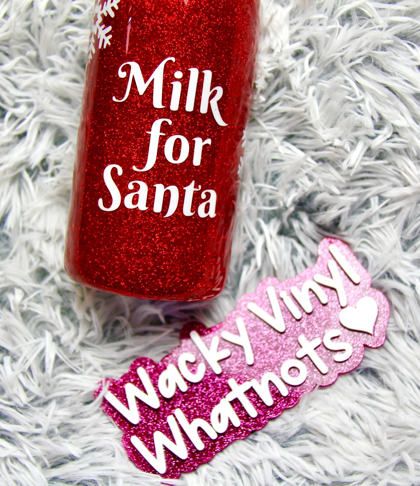 Milk for Santa Tumbler Wacky Vinyl Whatnots, LLC
