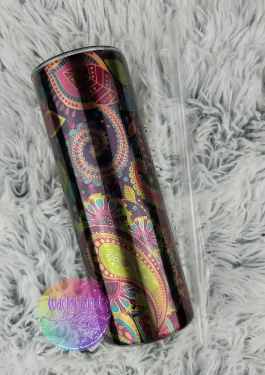 Paisley Tumbler Wacky Vinyl Whatnots, LLC