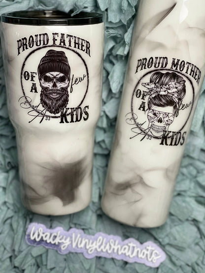 Proud Parents Tumbler Set Wacky Vinyl Whatnots, LLC