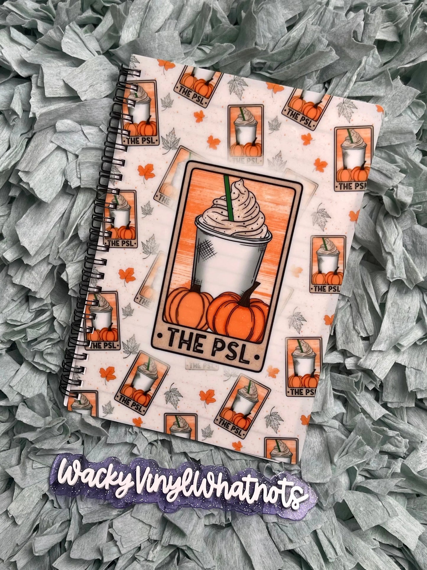 Pumpkin Spice Small Notebook Wacky Vinyl Whatnots, LLC