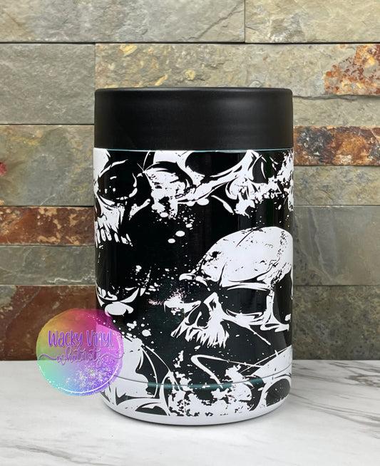 Skull Can Tumbler Wacky Vinyl Whatnots, LLC